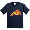 thumbnail image 3 of Inktastic Pizza Slice Youth T-Shirt, 3 of 5