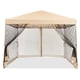 thumbnail image 1 of Yeshouse Carpa plegable de 3 x 3 m, toldo impermeable para exteriores con malla, refugio portátil para acampar, patio, picnic, fiestas, terraza y eventos en el jardín, 1 of 6