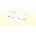 thumbnail image 6 of Nexera Acapella 5 Piece Bedroom Set, Ebony & White, 6 of 10