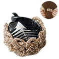thumbnail image 1 of Peine de pelo de plátano perla, soporte para cola de caballo, tocado para mujeres y niñas, Clip giratorio de cola de caballo 112, 1 of 7