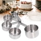 thumbnail image 4 of Taza Medidora De Acero Inoxidable, Juego De Tazas Medidoras De Metal, Escala Transparente Práctica Duradera Para Cocina, 4 of 7