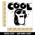 thumbnail image 2 of Cool Penguin Self-Inking Rubber Stamp Ink Stamper - Blue Ink - Large 1-1/2 Inch, 2 of 7