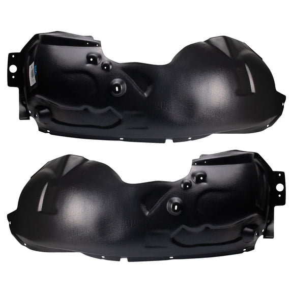 TRQ Front Inner Fender Liner Set Fits 2011-2016 Ford F-250 Super Duty F-350 Super Duty FO1248156 FO1249156