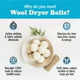 thumbnail image 4 of Smart Sheep Reusable Wool Dryer Balls, 3-Pack, 4 of 4