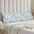 thumbnail image 2 of Eucalyptus Leaf Body Pillow Cover White and Blue Long Pillow Case with Zipper Decorative Bedding Pillowcase Spring Eucalyptus Watercolor Throw Pillow Covers Soft Cushion Pillow Case for Couch,20"x54", 2 of 5