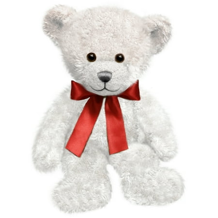 UPC: 0793666133501 | First and Main – White Spencer Bear Plush 10.5 Inches