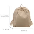 thumbnail image 2 of Womens Solid Color Lightweight Backpack Large Capacity Commuter School Bookbag Back to School Backpack for Women, 2 of 4