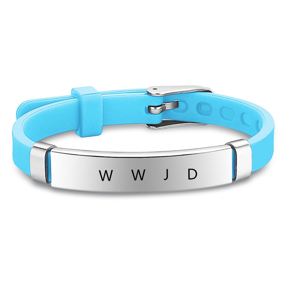 LiFashion WWJD HWLF Bracelets for Adults Teens Boys Girls,Adjustable