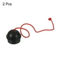 thumbnail image 3 of Rubber Cue Chalk Holder Billiard Pool Cue Tips Chalks Case with Cord, Black 2 Pack, 3 of 5