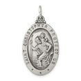 thumbnail image 4 of 925 Sterling Silver St.Christopher Medal, 4 of 5