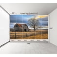 thumbnail image 3 of 100"x144" Wall Mural Peel and Stick Wallpaper Rustic Farmhouse Vintage Barn Country Field Landscape Rustic Wall Decor Self Adhesive Removable Wall Stickers for Bedroom Living Room, 3 of 7