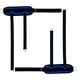 thumbnail image 3 of Correas para tobillos, ejercicios de piernas y caderas, accesorio ajustable para máquina de ejercicios. Azul 2 piezas, 3 of 6