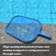 thumbnail image 4 of Suministros para limpieza de piscinas/Profesional Heavy Duty Pool Leaf Rastrillo Red de marco de malla fina/Limpieza de piscinas Leaf Skim Net (Azul), 4 of 5