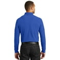 thumbnail image 2 of Port Authority Long Sleeve Core Classic Pique Polo-L (True Royal), 2 of 6