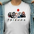 thumbnail image 3 of Friends T Shirt Best Stephen King Horror Characters Printed Cartoon Women Fashion Tops Oversized Tee Halloween Clothes Women, 3 of 9