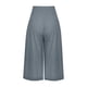 thumbnail image 4 of Pantalones Capri de algodón para mujer, talla grande, holgados, de pierna ancha, cintura alta, rectos, informales, color gris, en liquidación., 4 of 4