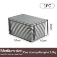 thumbnail image 1 of Chmadoxn Storage Trunks,Closet Organizers and Storage, Organization and Storage, Visual Clothes Storage Bag Wardrobe Sorting Storage Box Portable Storage Bag Winter Quilt Storage Box clothes storage, 1 of 1
