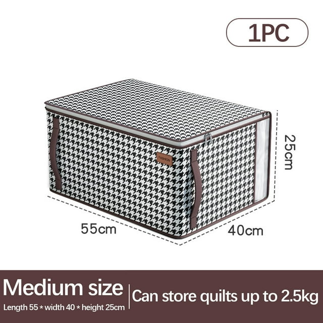 Chmadoxn Storage Trunks,Closet Organizers and Storage, Organization and Storage, Visual Clothes Storage Bag Wardrobe Sorting Storage Box Portable Storage Bag Winter Quilt Storage Box clothes storage