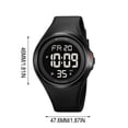 thumbnail image 3 of Ohufall Fashion Digital Sports Watch Waterproof Alarm Timer Wristwatch Small Digital Clock For Student Outdoor Bedroom Use, 3 of 5
