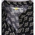 thumbnail image 6 of Moomaya Printed Mandarin Collar Pleated Tunic Shirt Casual Long Top For Leggings, 6 of 7