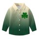 thumbnail image 4 of Blusa y camisa de manga larga con cuello vuelto para niños, camisa informal de moda para niños y niñas, camisa de manga larga con estampado del Día de San Patricio, camisa de manga larga con cuello vu, 4 of 7