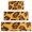 Yellow and Brown, variant on Yellow Leopard Pattern Kitchen Rugs Sets Of 3,Kitchen Runner Rugs Non Skid Washable,Decorative Kitchen Floor Mats for Kitchen,Sink,Laundry,17"x30"+ 17"x47" + 17"x59"