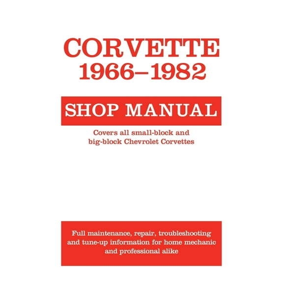 Motorbooks Workshop Corvette, 1966-1982: Shop Manual, (Paperback)