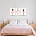 thumbnail image 2 of ZHONGYUTONG Ballerina Pictures Wall Art Ballet Canvas Little Girl Pictures Dancer Art Prints 3 Piece Pink Decor for Girls Room Bedroom (24.00" x 36.00" x 3PCS), 2 of 6
