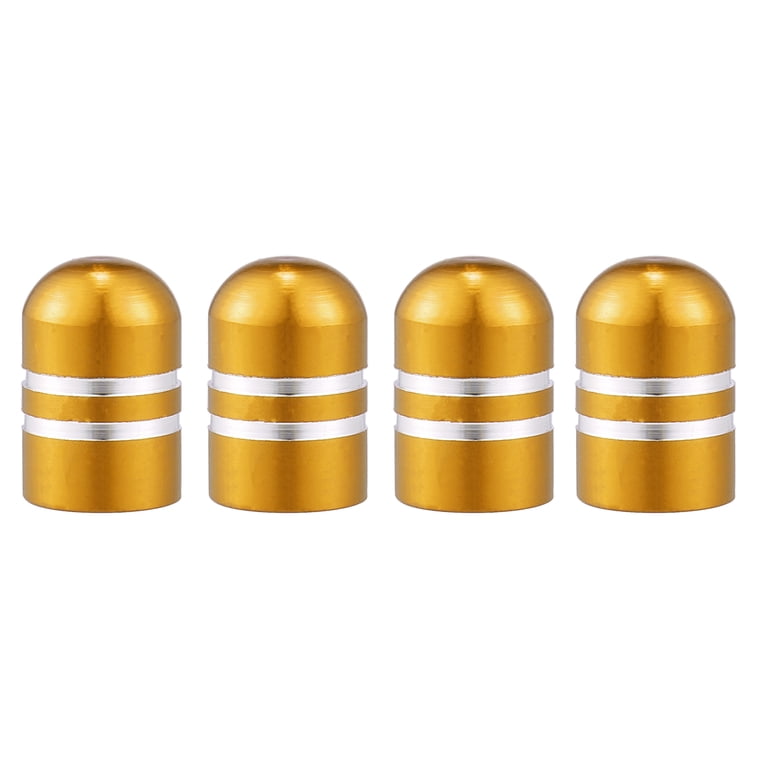 Motoforti 8pcs Silver Tone Tire Stem Valve Caps Wheel Valve Covers Car Dustproof Hexagon Shape Aluminium Alloy Tire Cap