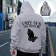 thumbnail image 1 of WILLBEST Sudaderas De Hombre Sudadera con Capucha Informal con Diseño Estampado De Dios para Hombre, Jersey De Manga Larga, Cómoda para Uso Diario XXXGrande, 1 of 6