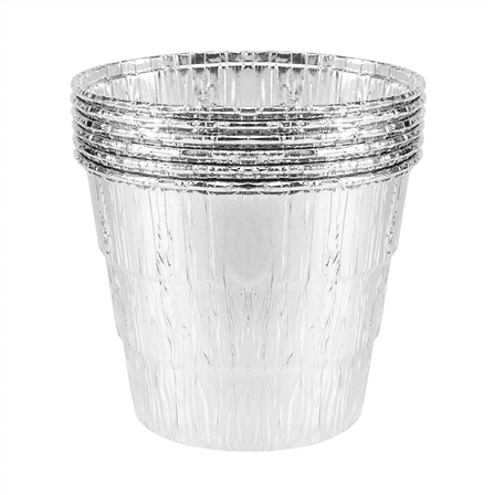 New Arrivals Disposable Grease Bucket Liners Fit for Wood Fired Pellet BBQ Grill Accessories 6 Pack