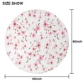 thumbnail image 6 of Pioneer Flower Floral Print Pattern Round Tablecloth 60"x60",Wrinkle Wipeable Table Cloth for Kitchen Dining Room Picnic Patio Party, 6 of 6