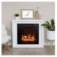 Electric Fireplace Insert 18inch Wide, 1400W Recessed Fireplace Heater