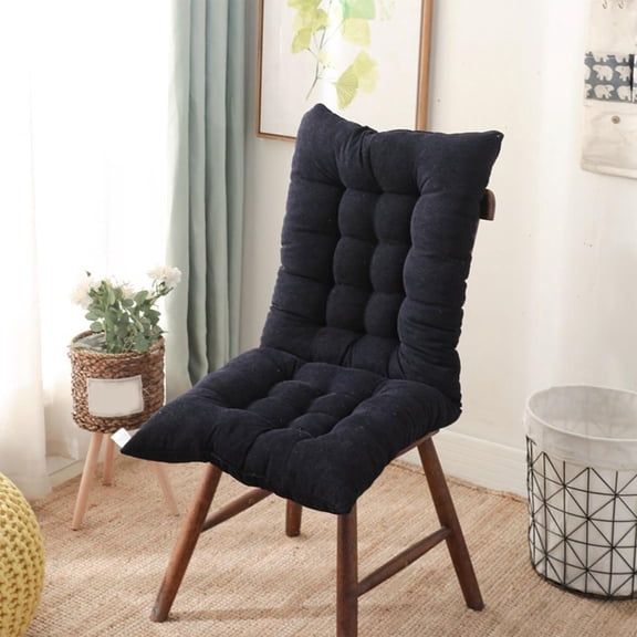 Outoloxit Extra Thick Seat and Back Cushion 17.7x39.4 Inch for Office Chair, Recliner, Floor, Tatami - Breathable Non-Slip Support Pad with Removable Cover for Home, Living Room, Desk