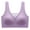 Purple, variant on Happy Date Women's Easy Does It Underarm Smoothing with Seamless Stretch Wireless Lightly Lined Comfort Bra