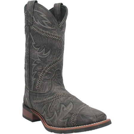 

Laredo Men s 11 Kade Western Boot Broad Square Toe Charcoal 11 D(M) US