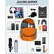 thumbnail image 5 of Mochila Gonex ultraligera y plegable de 20 litros, color naranja, 5 of 7