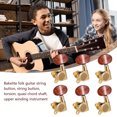thumbnail image 1 of 6 uds cabezales de máquina de perilla cerrada sintonizadores accesorios de instrumentos musicales izquierda/derecha, 1 of 8
