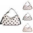 thumbnail image 3 of Polka Dot Tote Bag for Women Bow Tie Hobo Bags for Women Slouchy Tote Purse Large Shoulder Handbag Satchel for Travel Work, 3 of 8