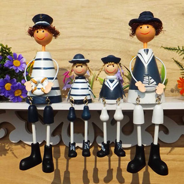 Gwong Decoración hogareña 2 unids de madera armada de madera colgando muñecas artesanías decoración de casa Adornos de mesa de cumpleaños Gwong 21044229