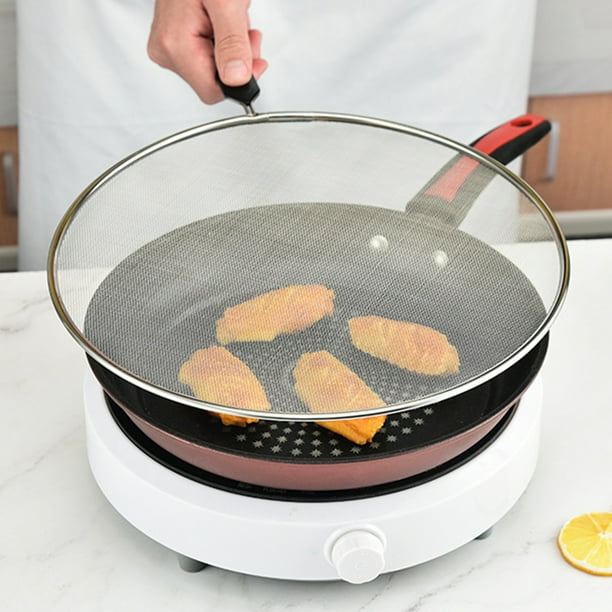 Cheers.US Splatter Screen, Stainless Steel Fine Mesh Screens for Frying