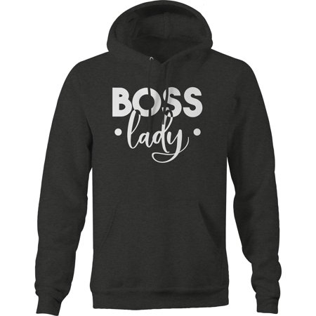 Boss Lady Sweatshirt for Men Small Dark Gray