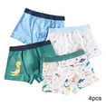 thumbnail image 3 of Godderr 4-Pack Baby Kids Boys Cotton Underwear Boxer Suitable for All Seasons Briefs Comfortable Cartoon Four Corners Shorts for 2-12 Years Old Teenagers Toddler, 3 of 9