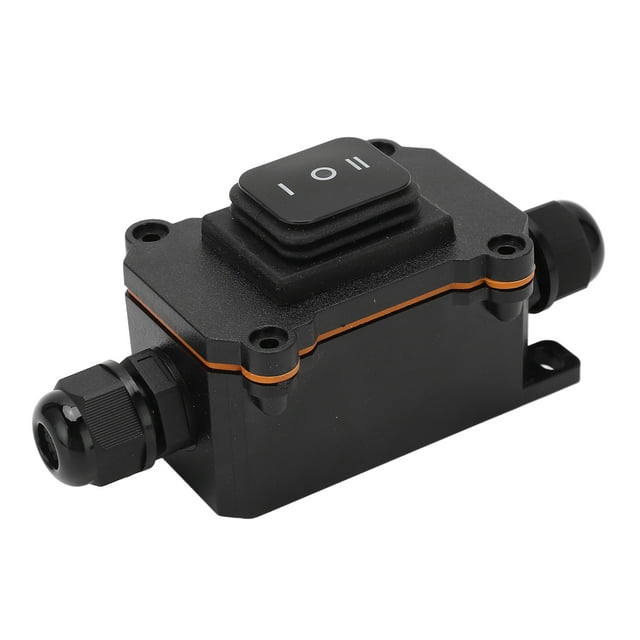 Interruptor Basculante ANGGREK de 3 Posiciones Universal para Barco Retardante de Llama IP68 Impermeable para Coche RV