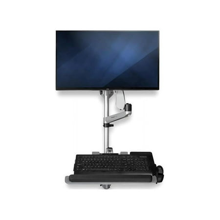 UPC: 0065030879873 | StarTech Single Monitor Adjustable Wall Mount Computer Workstation WALLSTSI1
