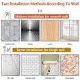 thumbnail image 4 of 48"-84" No-Drill Adjustable Curtain Rod – 5 Brackets, Perfect for Living Room & Bedroom, 4 of 8