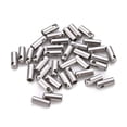 thumbnail image 3 of Tarnish Resistant 201 Stainless Steel Cord Ends End Caps Column Stainless Steel color 7.5x2.8mm Hole: 1.6mm Inner Diameter: 2mm 201 Stainless Steel, 3 of 3