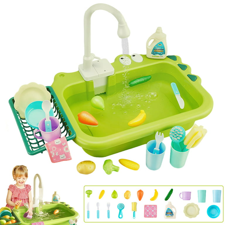 Tarmeek Baby Toy Gifts Children's Electric Dishwasher Toys Mini