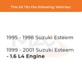 thumbnail image 2 of MAX Advanced Brakes - Front Brake Kit For 1995-2001 Suzuki Esteem| Carbon Ceramic Brake Pad and Rotor Kit| Daily Driving OE Replacement Brake Rotors, 2 of 9