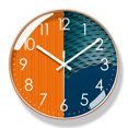 thumbnail image 1 of Reloj de pared de arte abstracto de 30 cm, reloj de cuarzo que no hace tictac, 1 of 1